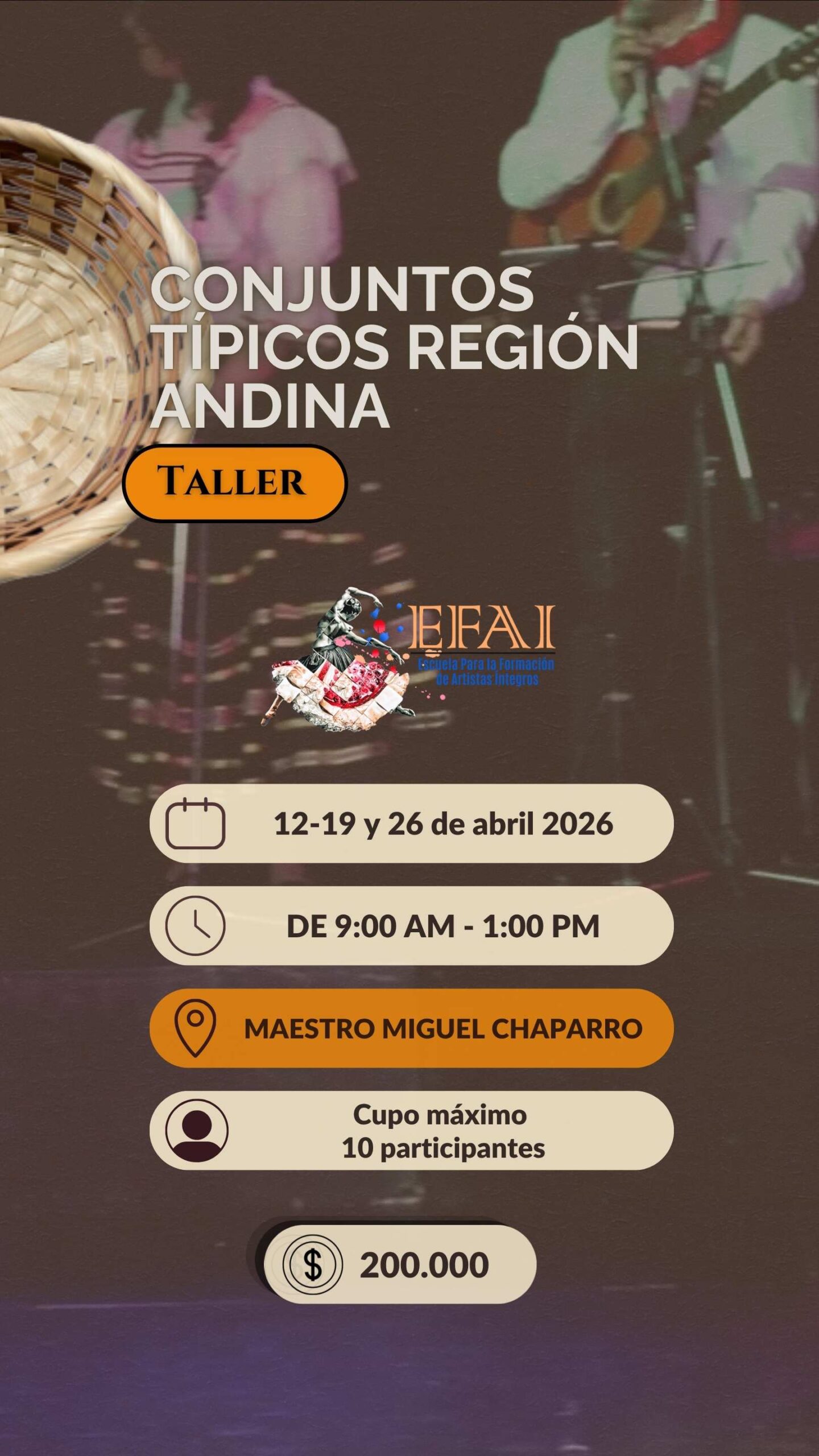 TALLER CONJUNTOS TÍPICOS R ANDINA